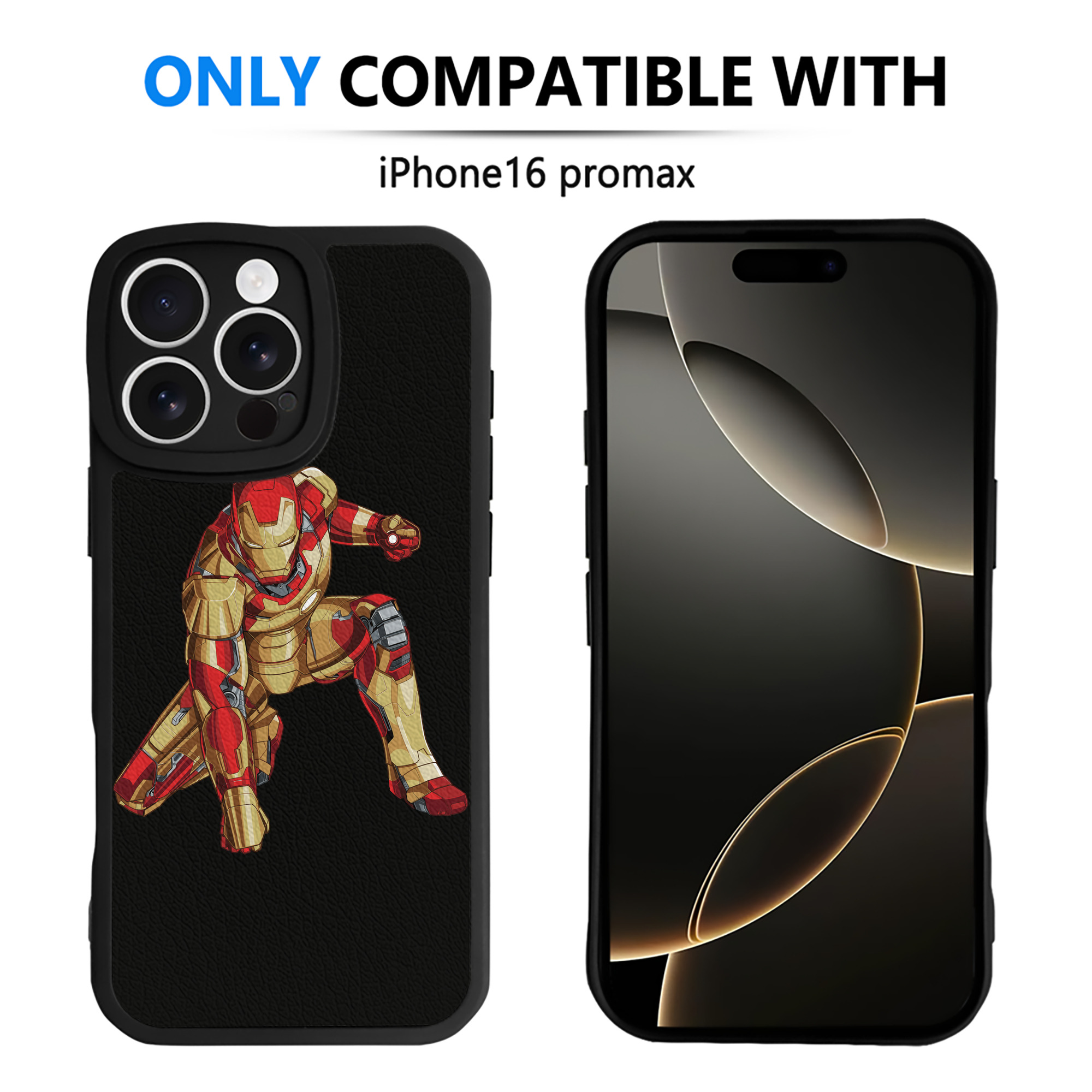 （画像用） アベンジャーズ The Avengers 【iPhone 16シリーズ対応】シリコンスマホケース（レザー調） 材質：シリコン